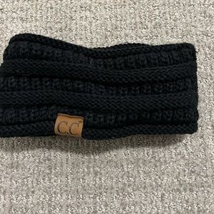 Black Knitted Headband